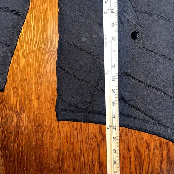 SwissTech Women's S Black Puffer Down Winter Coat Hooded Zip Insulated Jacket - Picture 4 of 7